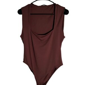 Zara Chocolate Brown Bodysuit